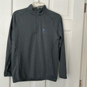 Level Wear Gray Youth XL Quarter Zip Pullover